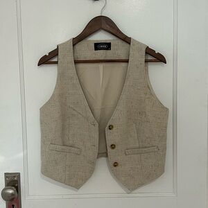 Cider Beige Suit Vest